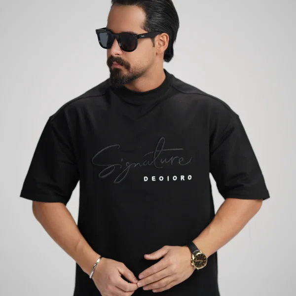 تیشرت مردانه طرح Signature Deoiro